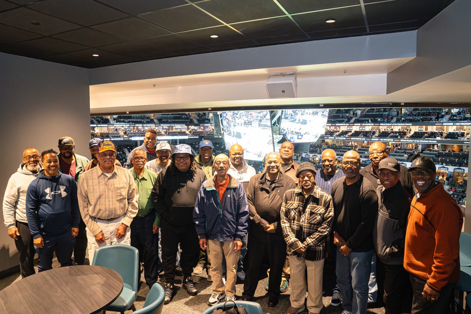 Church of Jesus Brotherhood — group photo in suite